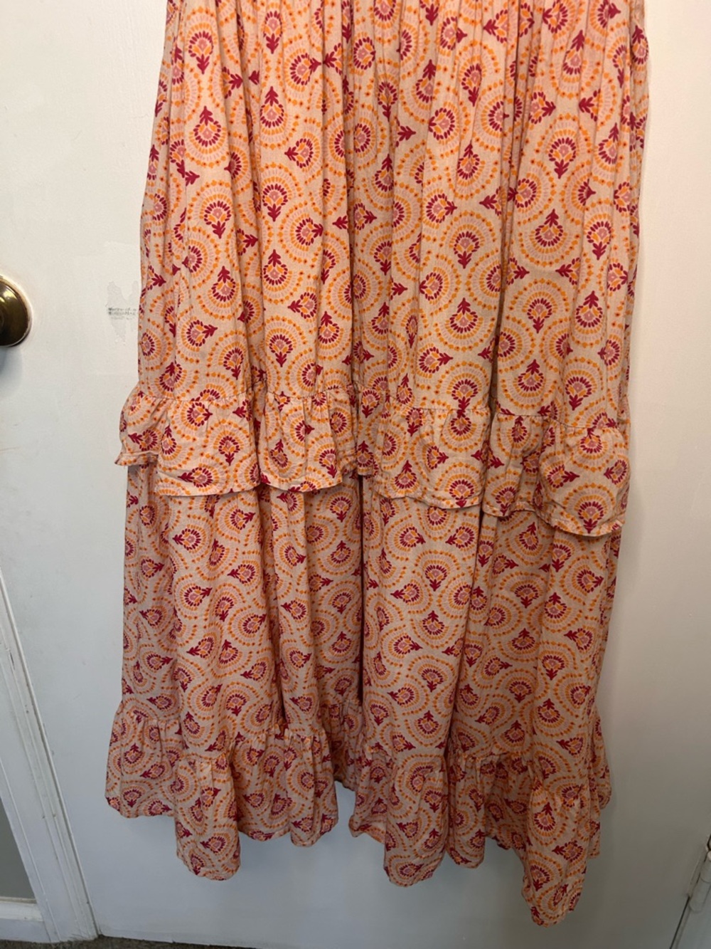ANTHROPOLOGIE LOVE & LIBERATION TIERED SIDE CUTOUT SUNDRESS SIZE SMALL - Picture 5 of 14